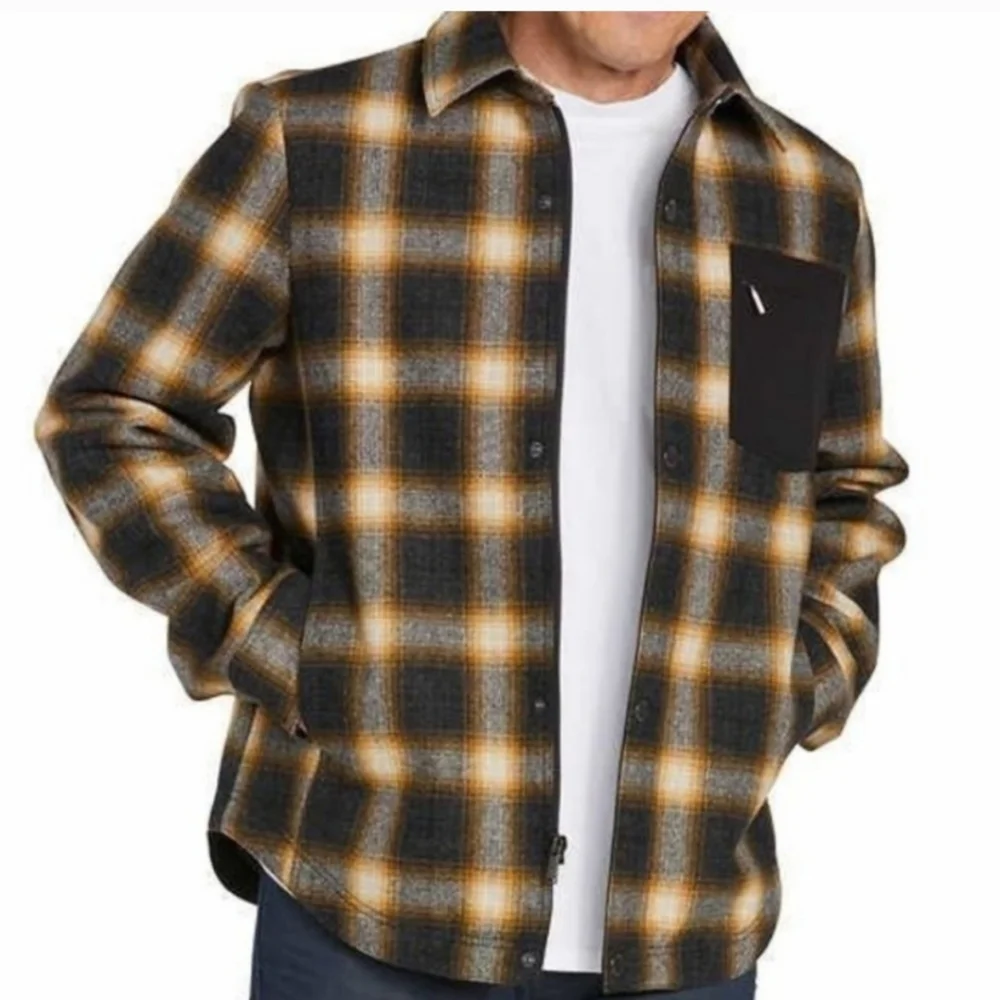 Pendleton Men’s Wool Blend Shirt Jacket nwt gray